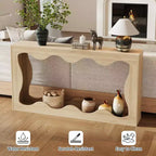 63 Table Console Ferme avec Entrée, Table de Canapé Derrière le Canapé, Table Console Étroite, Support de Couloir, Table d'Appoint de Couloir Industrielle pour Salon