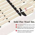Lit plateforme rembourré King Size avec tête de lit en velours de forme spéciale, cadre en métal et bois massif Beige