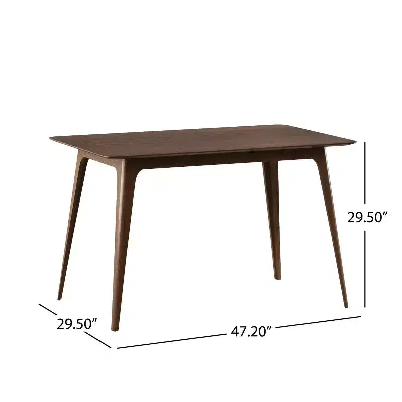 Ensemble de salle à manger moderne 5 pièces pour 4 personnes, table de cuisine à cadre en bois massif avec 4 chaises de salle à manger rembourrées pour salle à manger ou cuisine - Panipeachy