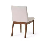 Ensemble de salle à manger moderne 5 pièces pour 4 personnes, table de cuisine à cadre en bois massif avec 4 chaises de salle à manger rembourrées pour salle à manger ou cuisine - Panipeachy