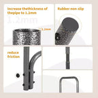 Support de rangement extérieur pour bois de chauffage, support de bûches en acier robuste avec housse imperméable, support de pile de bois pour cheminée, patio, balcon, jardin