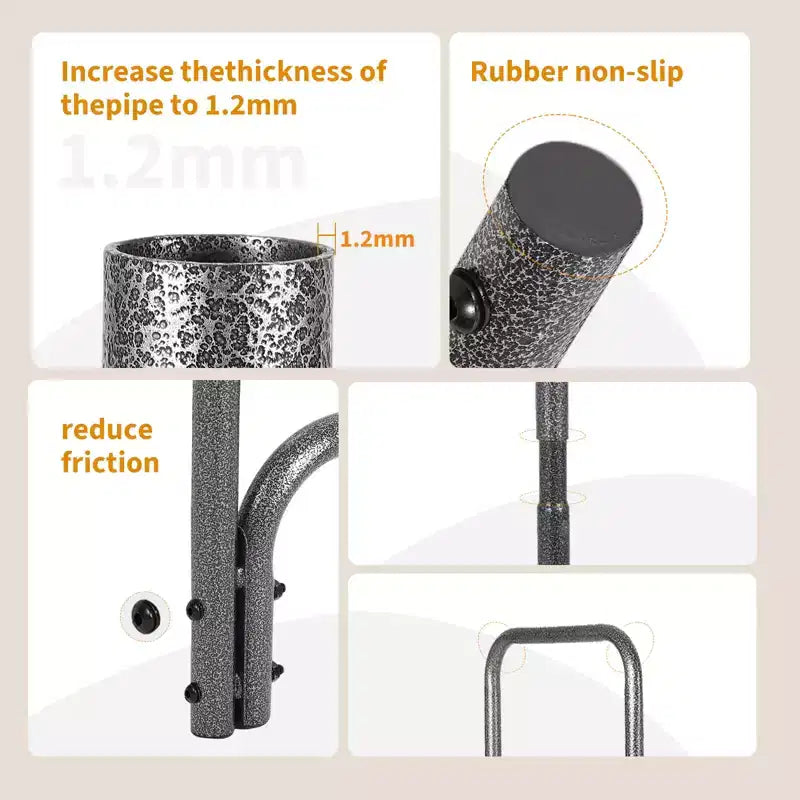 Support de rangement extérieur pour bois de chauffage, support de bûches en acier robuste avec housse imperméable, support de pile de bois pour cheminée, patio, balcon, jardin