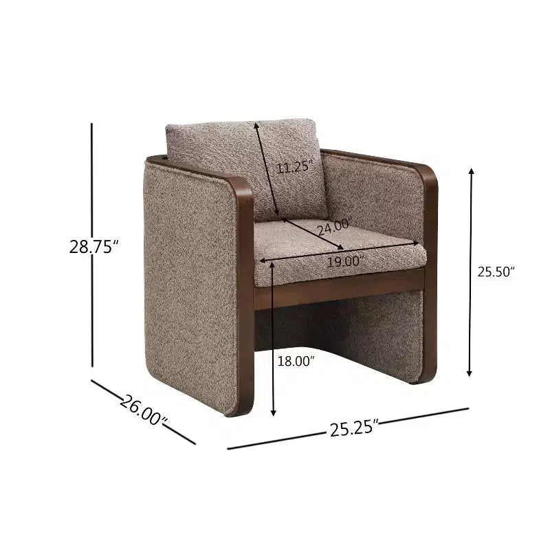Christopher Knight Home Yao, ensemble de salle à manger moderne 7 pièces avec table rectangulaire et 6 chaises rembourrées en bois d'hévéa