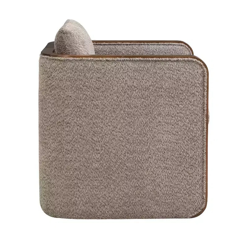 Christopher Knight Home Yao, ensemble de salle à manger moderne 7 pièces avec table rectangulaire et 6 chaises rembourrées en bois d'hévéa