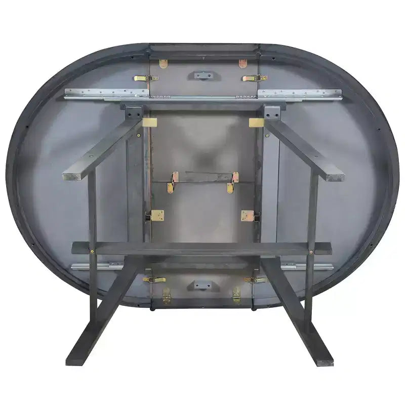 Ensemble table à manger ronde extensible, 5 pièces, table à manger en bois avec 4 chaises, ensemble de salle à manger pour 4 personnes