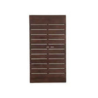 Ensemble de canapés de patio Bestier en bois d'acacia pour 4 personnes avec coussins et table basse, mobilier de patio moderne