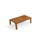 Ensemble de canapés de patio Bestier en bois d'acacia pour 4 personnes avec coussins et table basse, mobilier de patio moderne