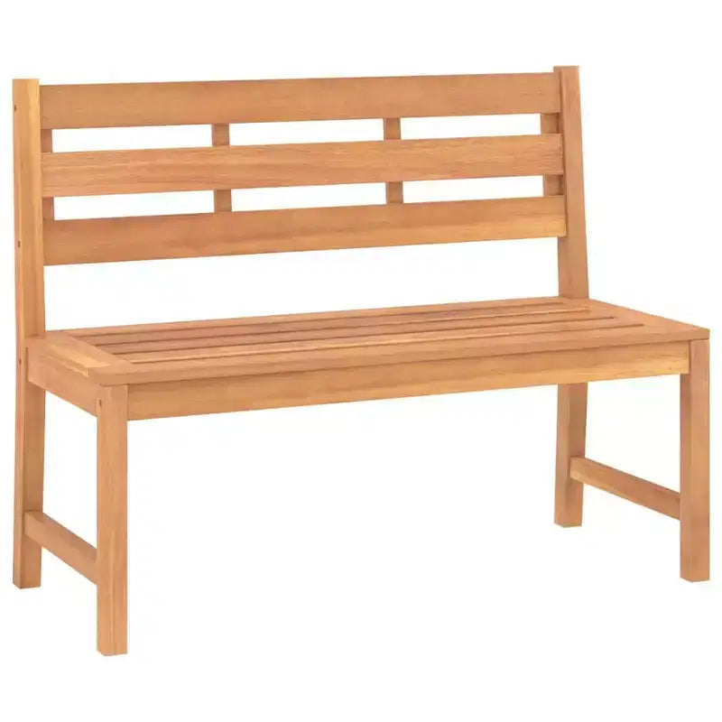 vidaXL Salon de jardin en teck massif finement poncé Bois naturel Standard