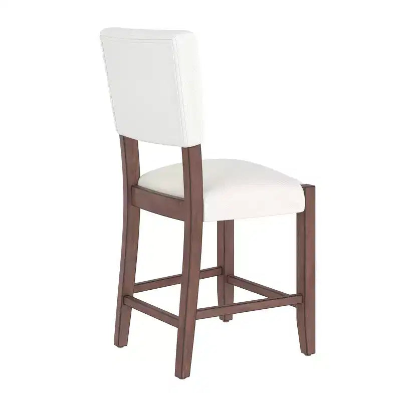 Ensemble de salle à manger avec table haute en marbre, ensemble table de bar avec 2/4 chaises rembourrées pour salle à manger, pub, cuisine, petits espaces, beige marron