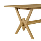 Ensemble de salle à manger 5 pièces Christopher Knight Home Raisa en bois d'hévéa de style fermier avec chaises rembourrées en bouclette