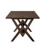 Ensemble de salle à manger 5 pièces Christopher Knight Home Raisa en bois d'hévéa de style fermier avec chaises rembourrées en bouclette