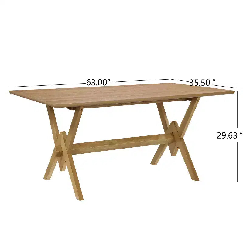 Ensemble de salle à manger 5 pièces Christopher Knight Home Raisa en bois d'hévéa de style fermier avec chaises rembourrées en bouclette