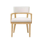 Ensemble de salle à manger 5 pièces Christopher Knight Home Raisa en bois d'hévéa de style fermier avec chaises rembourrées en bouclette