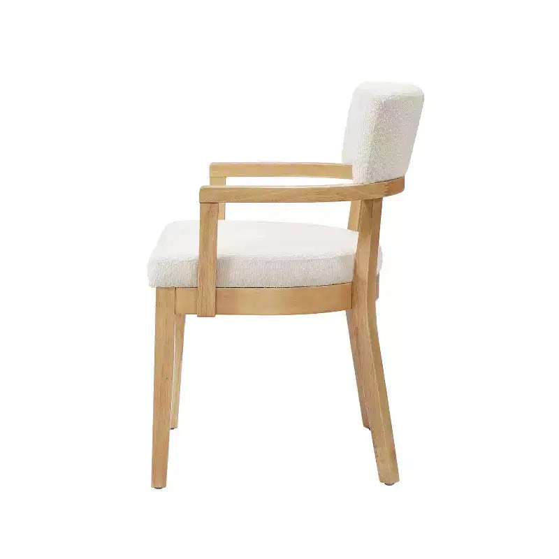 Ensemble de salle à manger 5 pièces Christopher Knight Home Raisa en bois d'hévéa de style fermier avec chaises rembourrées en bouclette