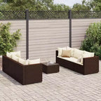 vidaXL Ensemble de salon de jardin de 8 pièces