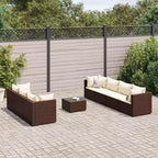 vidaXL Ensemble de salon de jardin de 8 pièces
