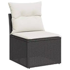 vidaXL Salon de jardin modulable avec coussins
