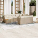 vidaXL Salon de jardin modulable avec coussins