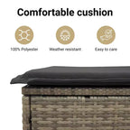 vidaXL Salon de jardin modulable avec coussins
