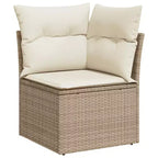 vidaXL Salon de jardin modulable avec coussins