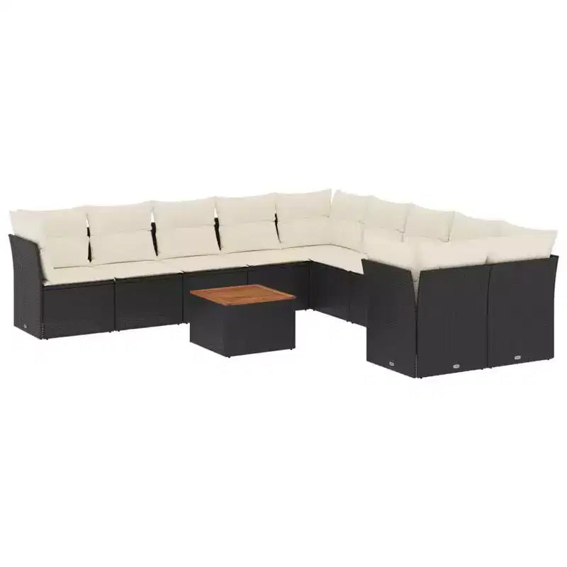 vidaXL Salon de jardin modulable avec coussins