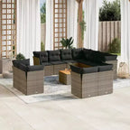vidaXL Salon de jardin avec coussins de différentes couleurs