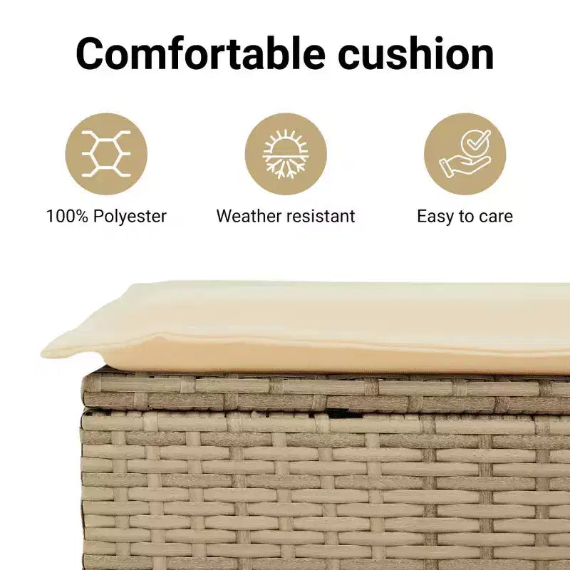 vidaXL Salon de jardin élégant avec coussins – Grand choix de couleurs