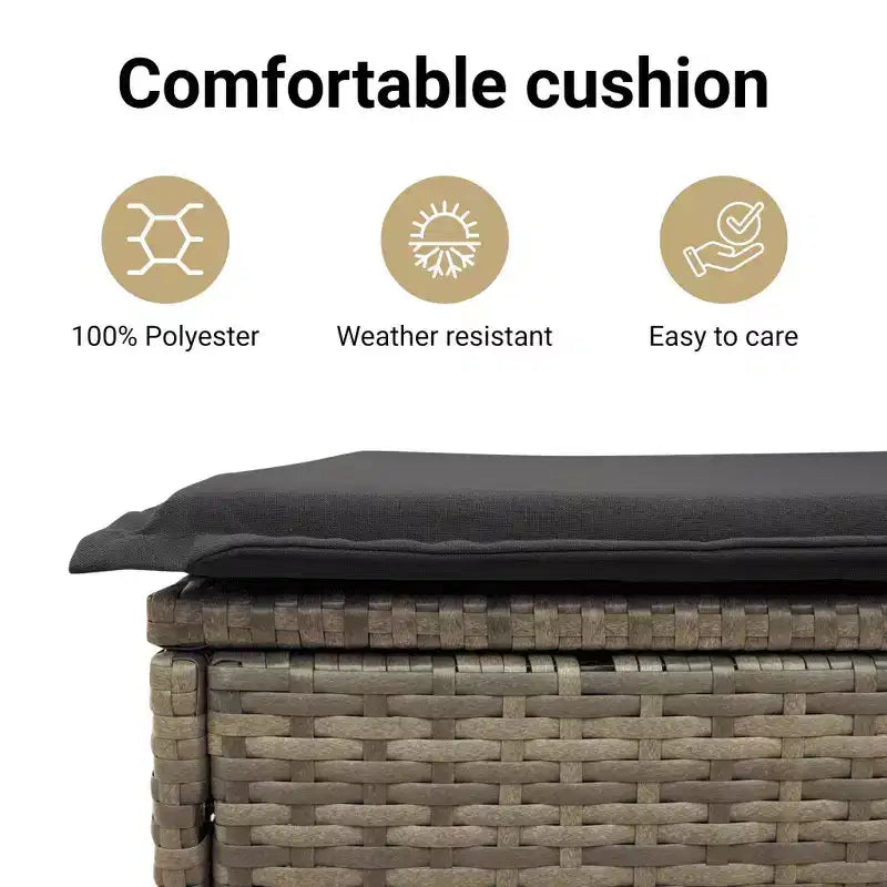 vidaXL Salon de jardin élégant avec coussins – Grand choix de couleurs
