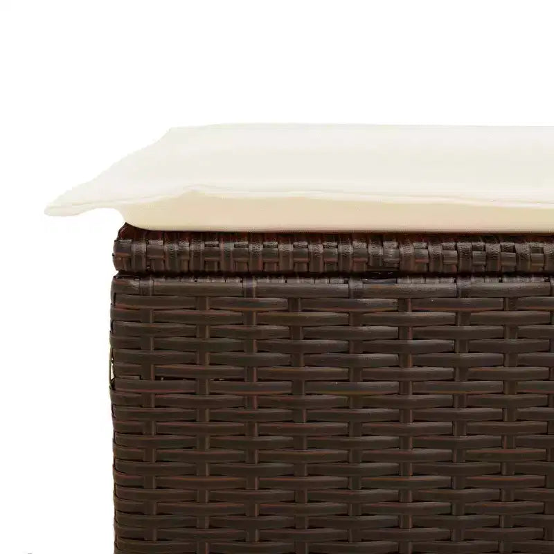 vidaXL Salon de jardin modulable avec coussins et table