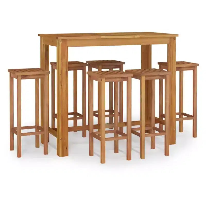 vidaXL Garden Bar Set Solid Acacia wood Durable Garden Bar Set