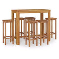 vidaXL Garden Bar Set Solid Acacia wood Durable Garden Bar Set