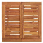vidaXL Ensemble de bar de jardin Bois d'acacia massif Ensemble de bar de jardin durable