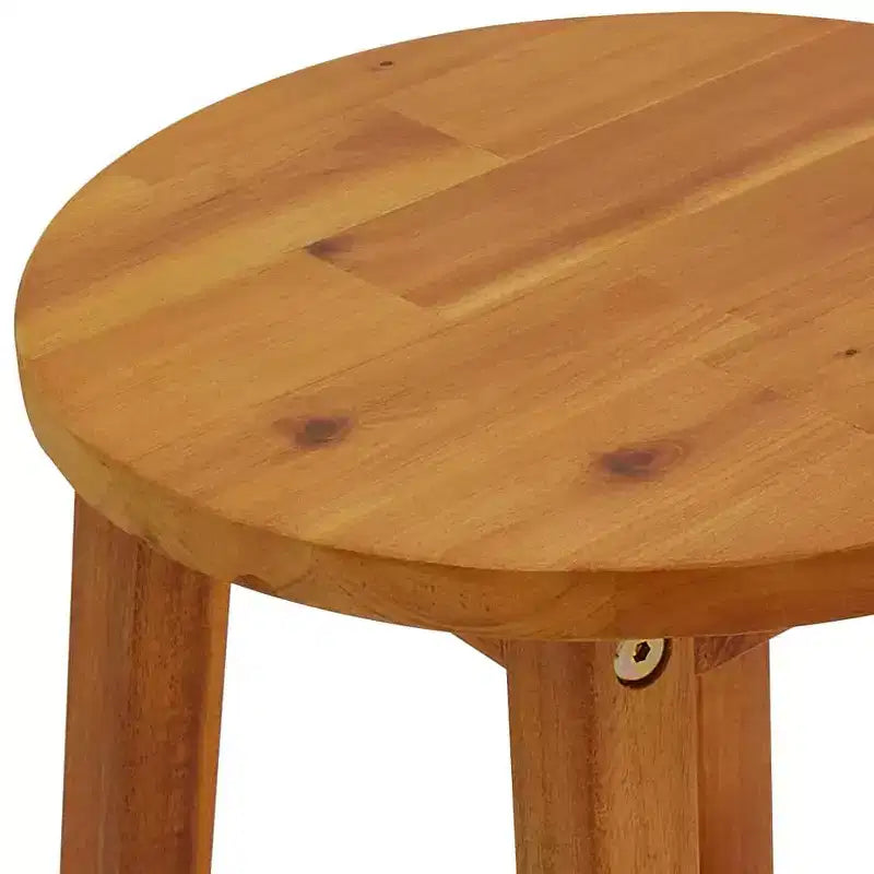 vidaXL Ensemble de bar de jardin Bois d'acacia massif Ensemble de bar de jardin durable