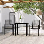 Ensemble de salle à manger de patio tendance vidaXL avec chaises