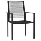 Ensemble de salle à manger de patio tendance vidaXL avec chaises