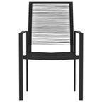 Ensemble de salle à manger de patio tendance vidaXL avec chaises