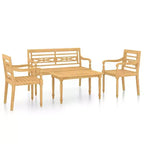 vidaXL Garden Lounge Set Teak