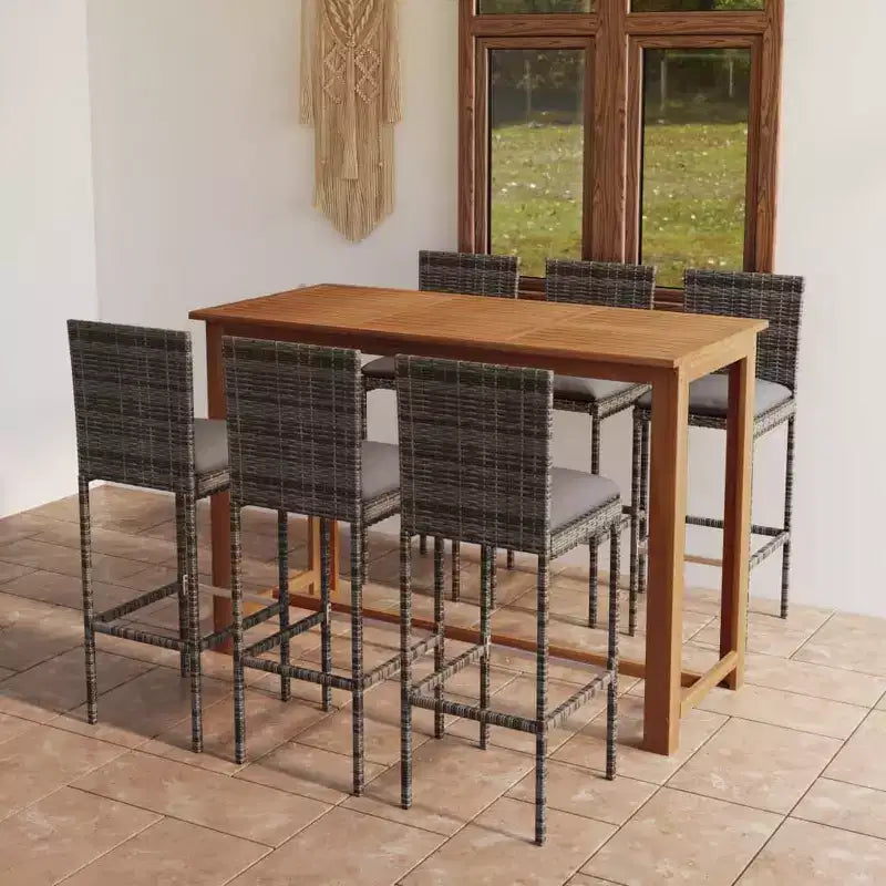 vidaXL Salon de jardin moderne avec coussins - Choisissez votre couleur