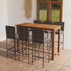 vidaXL Salon de jardin moderne avec coussins - Choisissez votre couleur