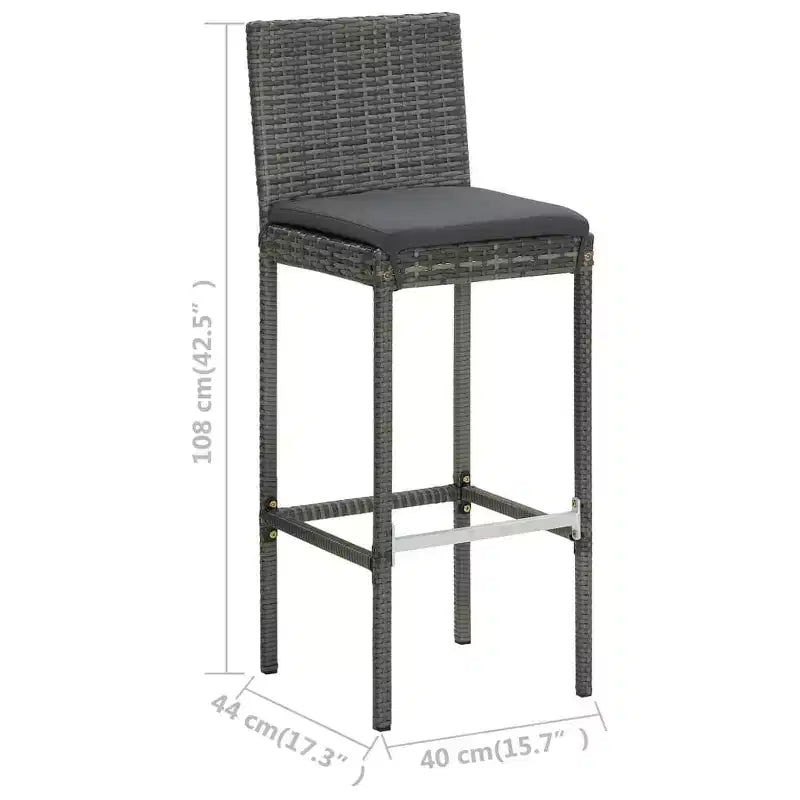 vidaXL Salon de jardin moderne avec coussins - Choisissez votre couleur