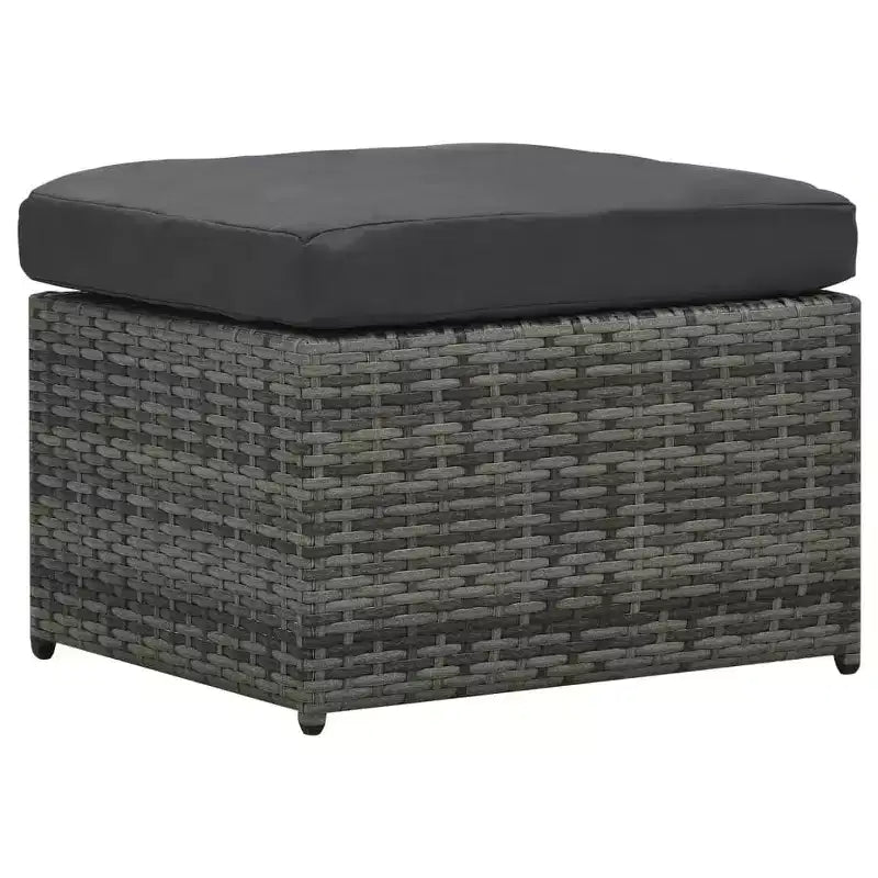 vidaXL Salon de jardin Salon de jardin avec table Résine tressée