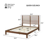 Ensemble de chambre Christopher Knight Home Joy moderne 3 pièces en bois avec tête de lit et 2 tables de nuit