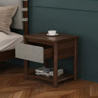Ensemble de chambre Christopher Knight Home Joy moderne 3 pièces en bois avec tête de lit et 2 tables de nuit