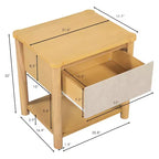 Ensemble de chambre Christopher Knight Home Joy moderne 3 pièces en bois avec tête de lit et 2 tables de nuit