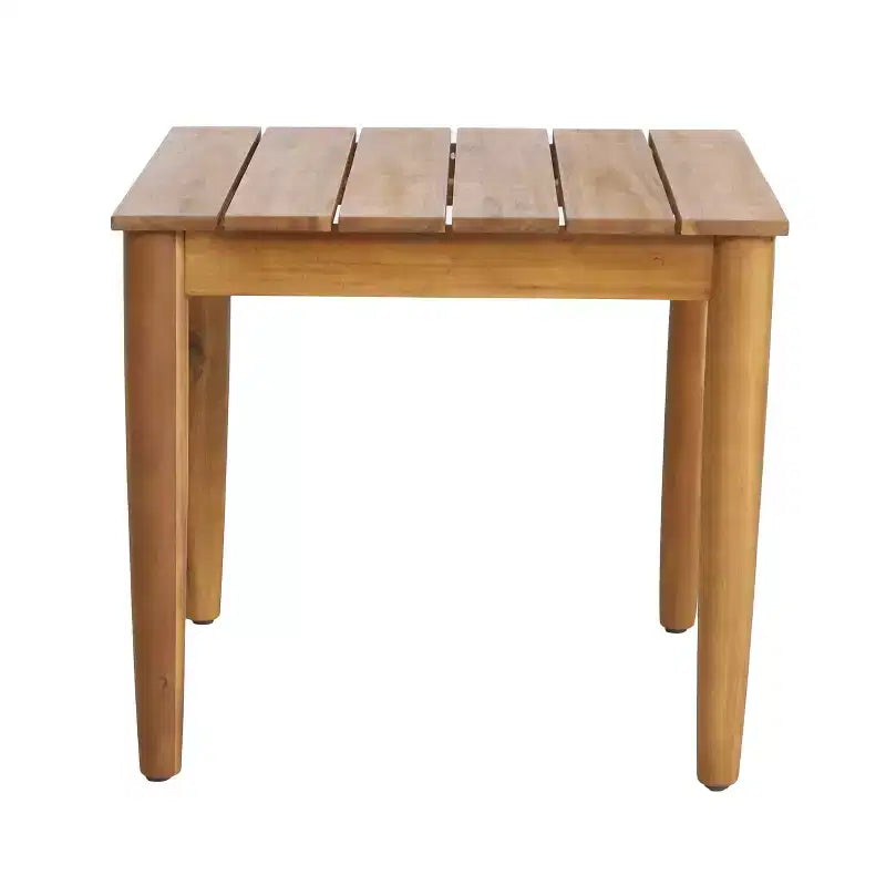 Ensemble de salle à manger d'extérieur 2 pièces Varun Farmhouse de Christopher Knight Home avec table en bois d'acacia et chaise à bascule en fer