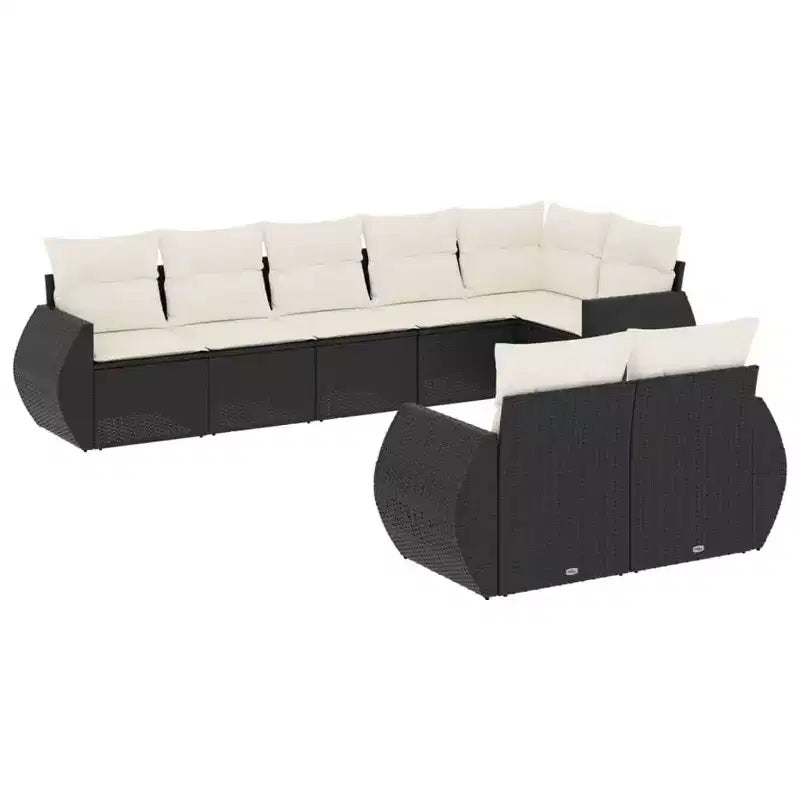 vidaXL Awesome Modular Patio Sofa Set with Cushions