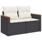 vidaXL Salon de jardin avec coussins, disponible en plusieurs coloris