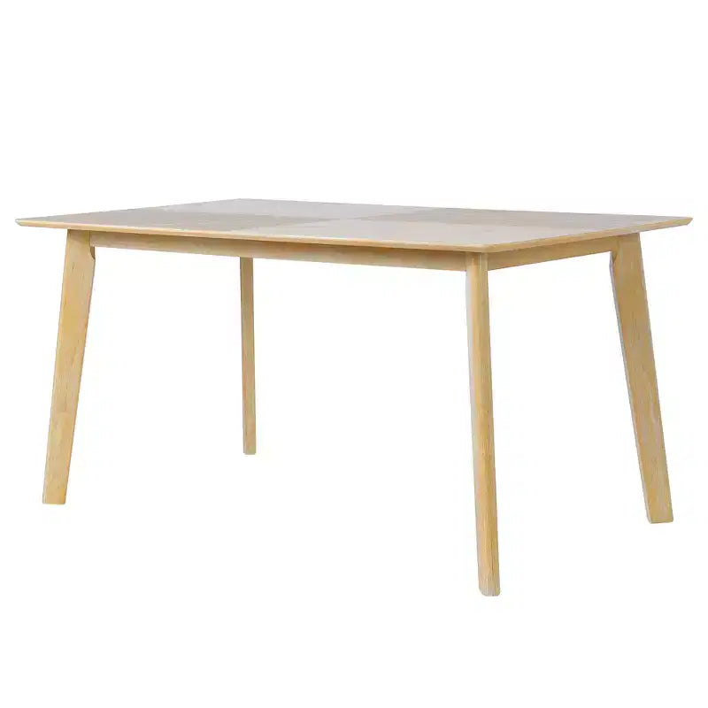 Ensemble de salle à manger rustique 6 pièces avec table en bois, 4 chaises et banc pour 6 personnes
