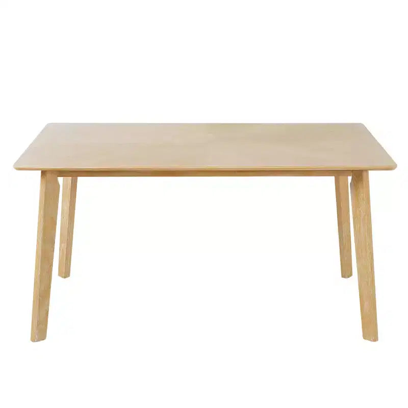 Ensemble de salle à manger rustique 6 pièces avec table en bois, 4 chaises et banc pour 6 personnes