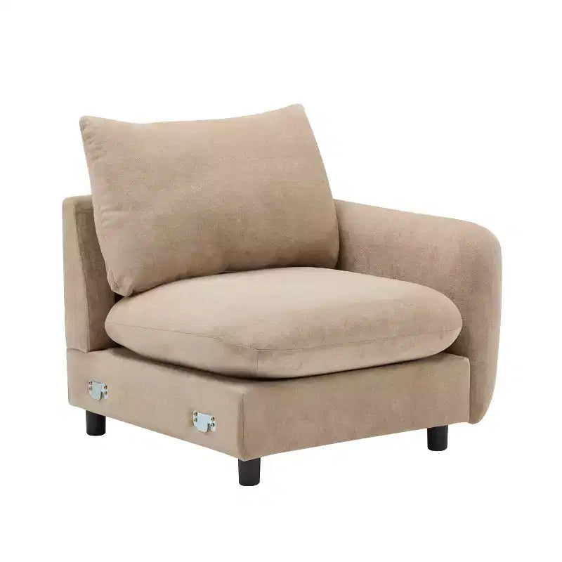 Christopher Knight Home Acker, ensemble de 3 canapés modulaires modernes rembourrés